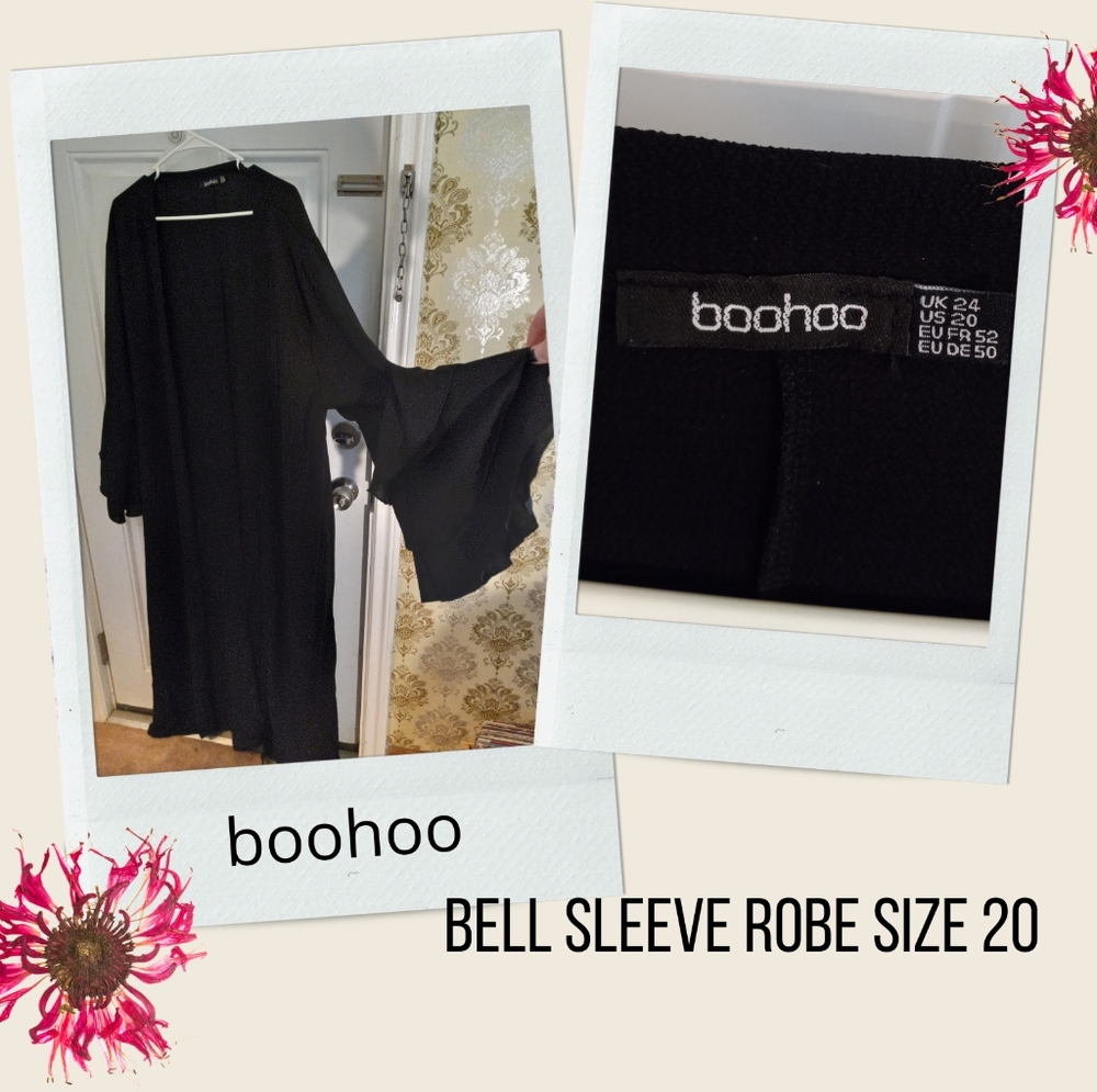 boohoo robe/beach cover